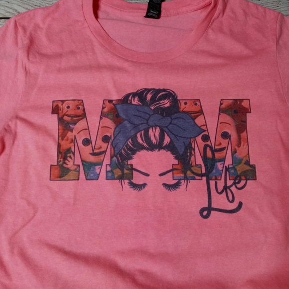 FLASH SALE Pink Women's Cocomelon Mom Life Tee - Picture 3 of 5